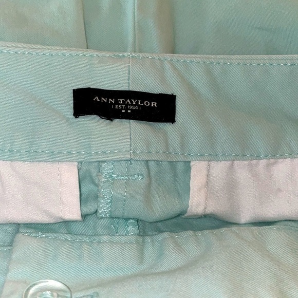 Ann Taylor Size 4 Mint Green Chino Shorts - Picture 5 of 5